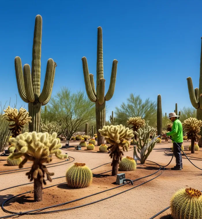 Successfully Relocated Cactus Garden