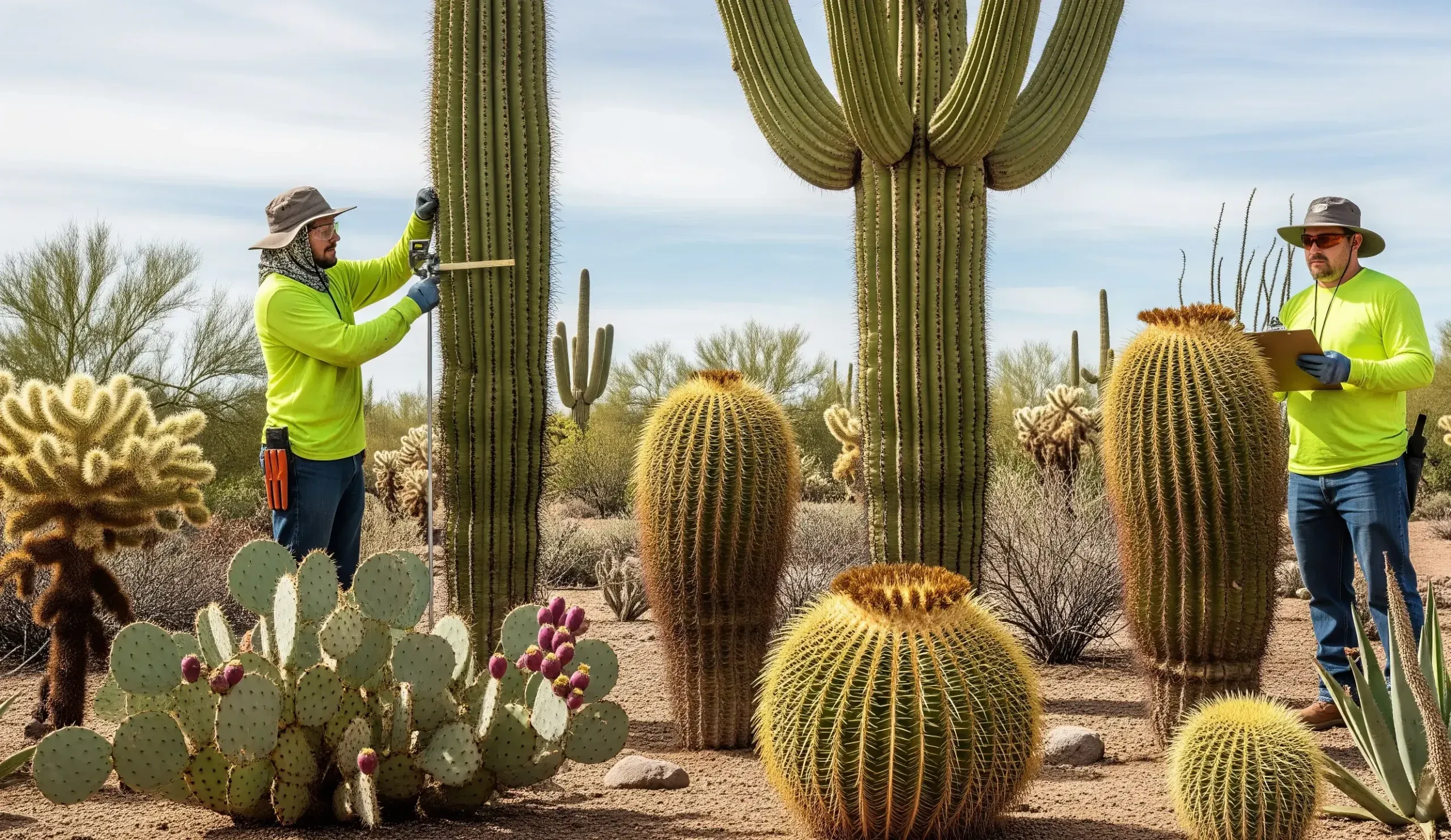 Various Cactus Species We Relocate
