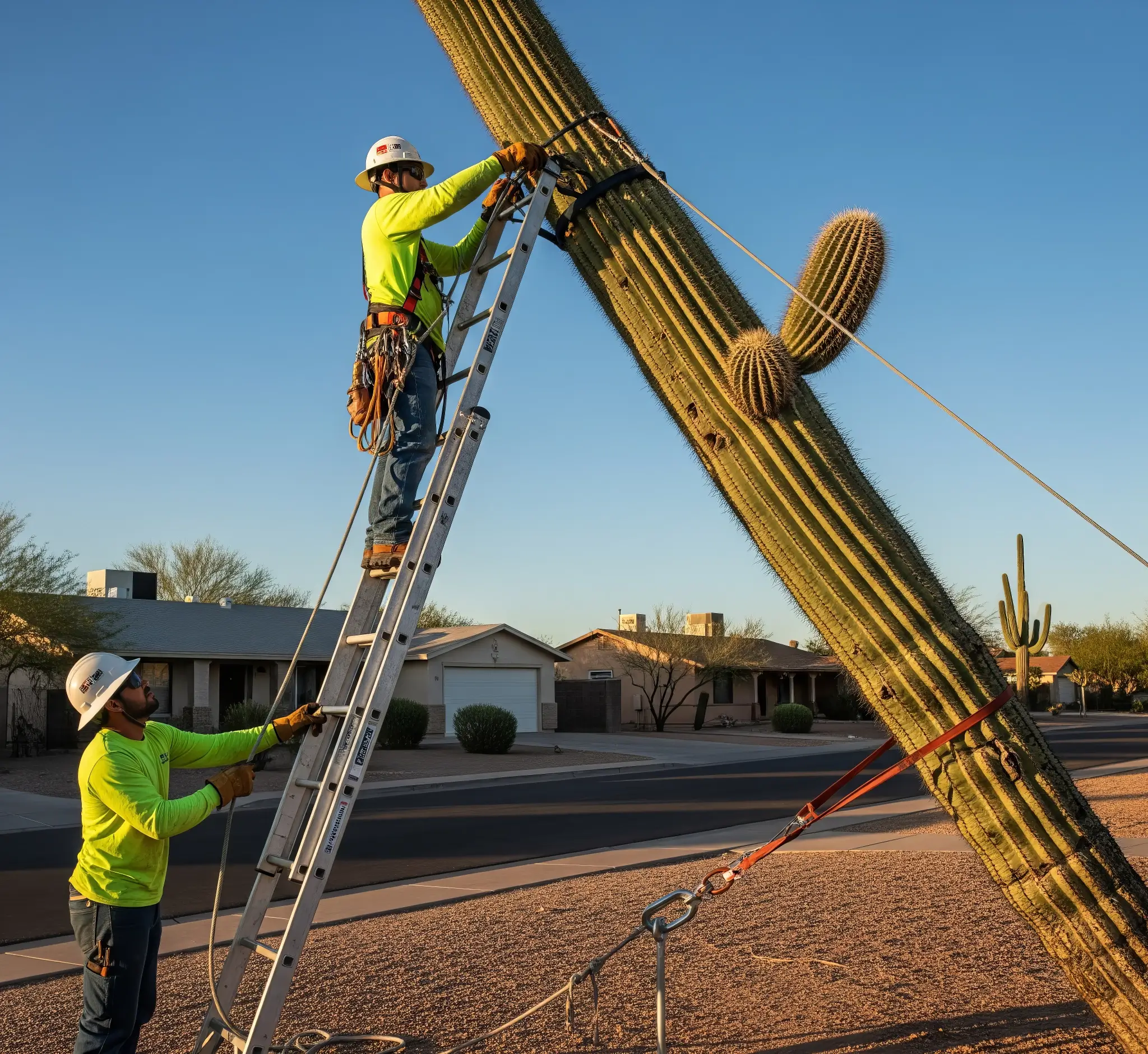 Emergency Cactus Stabilization